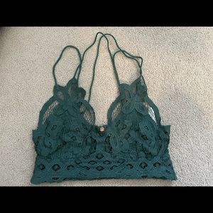 Free People Green Bralette